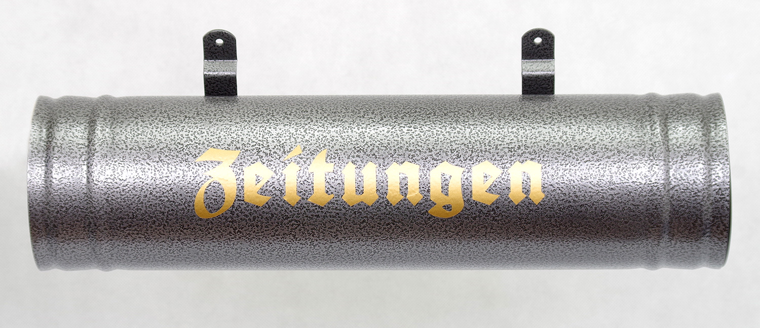 Zeitungsbox Neu Farbauswahl Wetter und UV-best/ändig Wei/ß Zeitungsrolle